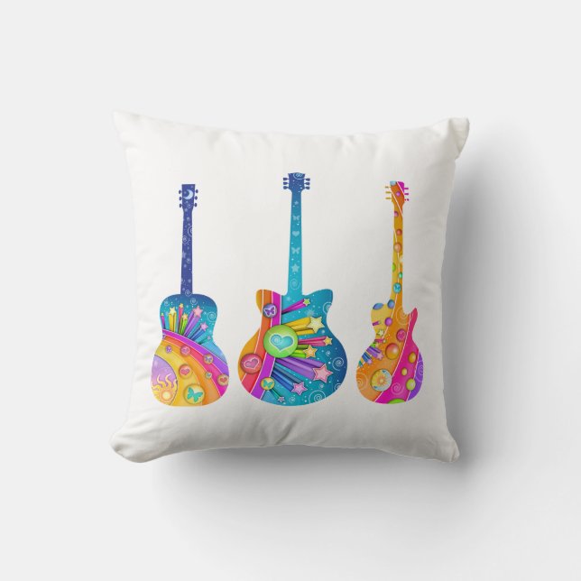 COUSSIN CARREAU - GUITARES D'ART DE POP (Recto)