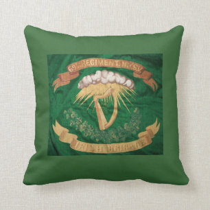 Coussin Carreau irlandais de brigade de guerre civile