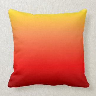 Coussin Carreau jaune rouge d'Ombre