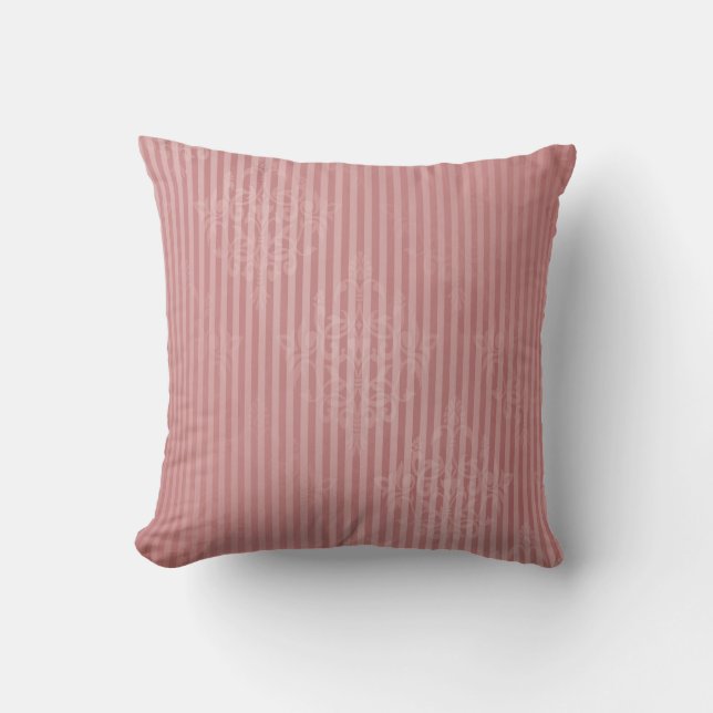 Coussin Carreau luxueux de motif de couleur mauve (Recto)