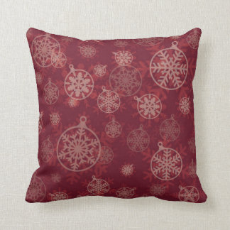 Coussin Carreau marron de Noël