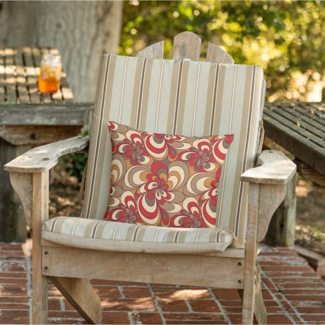 Coussin Carreau méditerranéen esthétique bohème (Chaise)