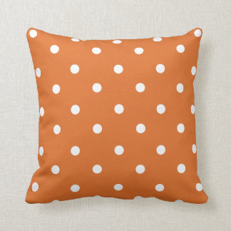 Coussin Carreau orange de décor de maison de point de