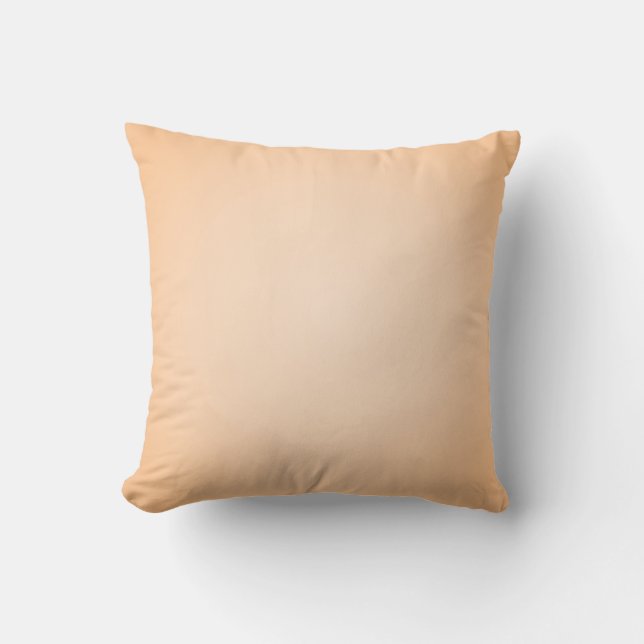 Coussin Carreau orange en pastel (Recto)