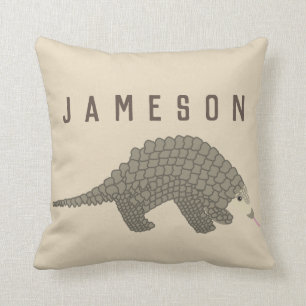 Coussin Carreau personnalisé de Pangolin