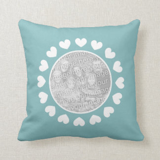 Coussin Carreau personnalisé de photo pour l'image de