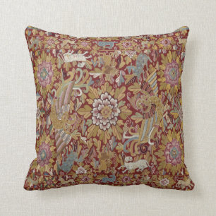 Coussin Carreau péruvien colonial de tapisserie