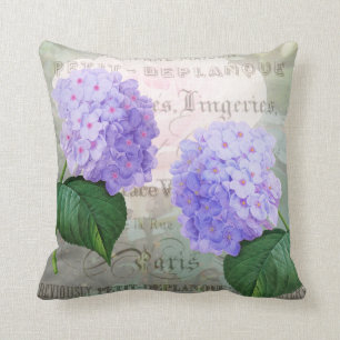 Coussin Carreau pourpre de Lumbar d'hortensia de Redoute