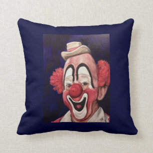 Coussin Carreau principal de Lou Jacobs de clown