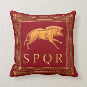 Coussin Carreau romain de verrat