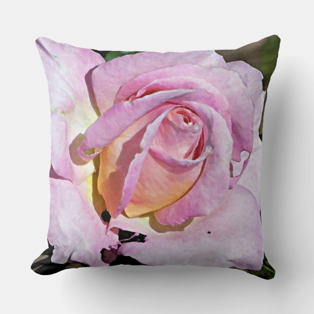 Coussin Carreau rose (Recto)