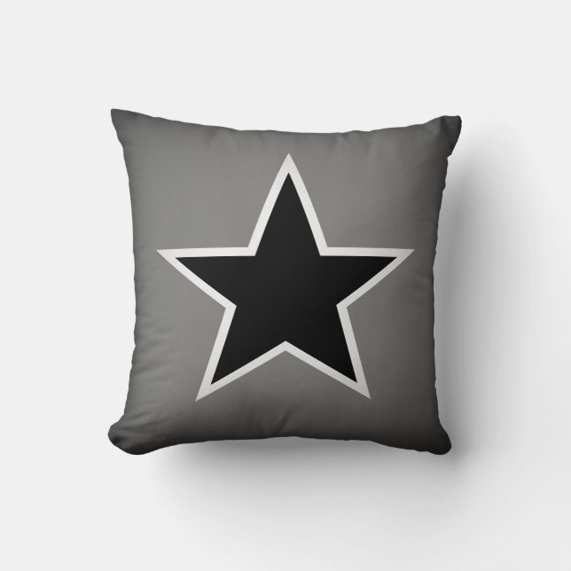 Coussin Carreau spécial d'étoile superbe mono (Recto)