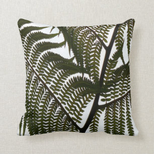 Coussin Carreau tropical de décor de feuille