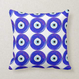 Coussin Carreau turc de conception d'oeil mauvais de Nazar