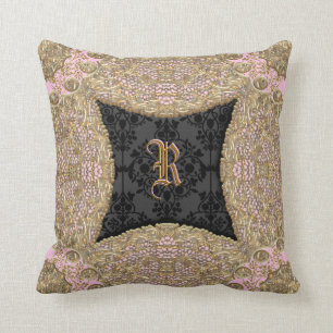 Coussin Carreau victorien de pétale de Kashmid