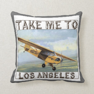 Coussin Carreau vintage de Los Angeles