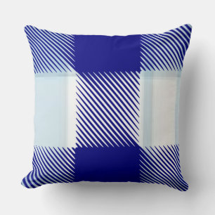 Coussin Carreaux Bleus