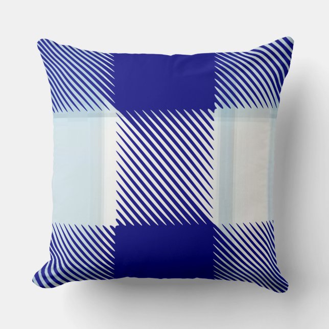 Coussin Carreaux Bleus (Recto)