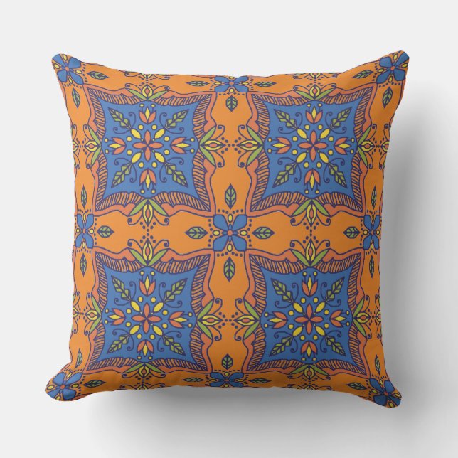 Coussin Carreaux de Boho Talavera (Recto)