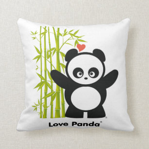 Coussin Carreaux de Panda® d'amour