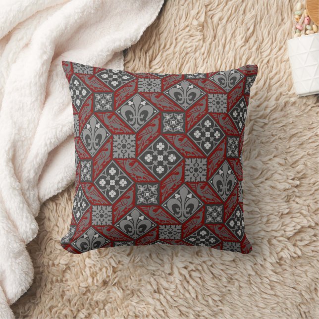 Coussin Carreaux de renaissance gothique (Couverture)