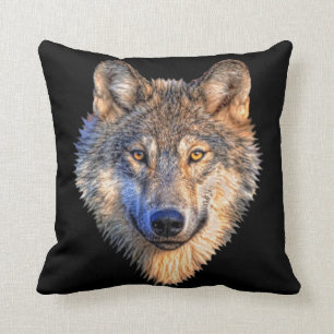 Coussin Carreaux de style de loup