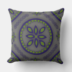 Coussin Carreaux gris Talavera