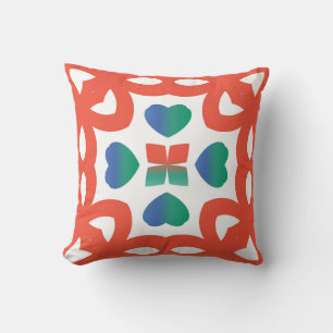 Coussin Carreaux ornés d'antiquité talavera mexico. À la m