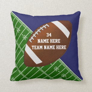 Coussin Carreaux personnalisés du football avec VOTRE