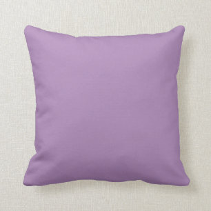Coussin Carreaux solides de pourpre de violette africaine
