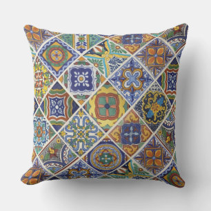 Coussin Carreaux Talavera