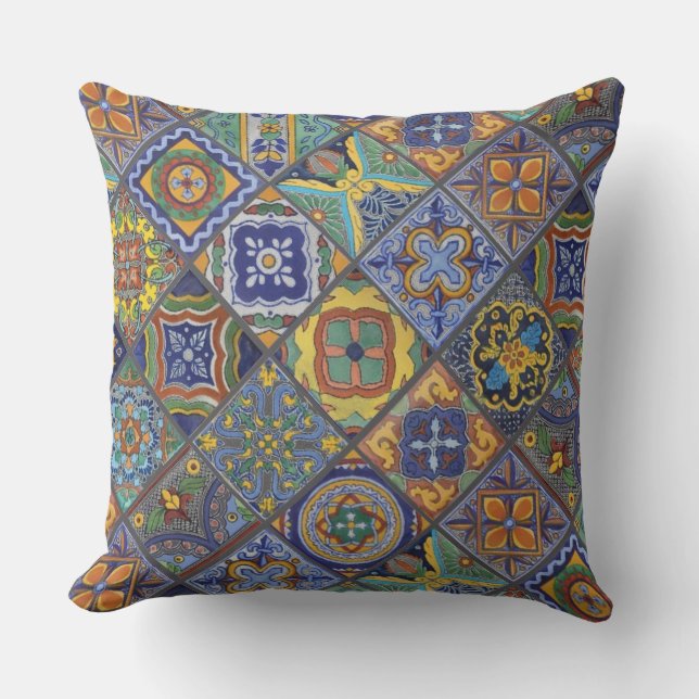 Coussin Carreaux Talavera (Recto)