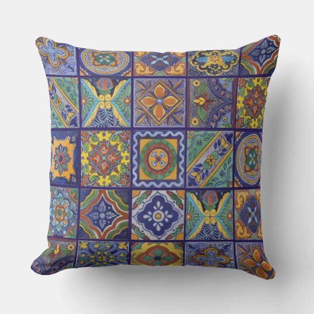 Coussin Carreaux Talavera (Recto)