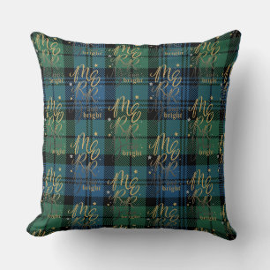Coussin Carreaux Tartan Plaid Rustique Campbell Merry and