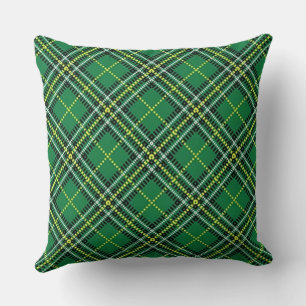 Coussin Carreaux Verts