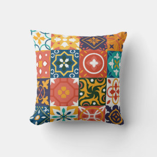 Coussin Carreaux vintages Vintage arrière - plan. Géom tra