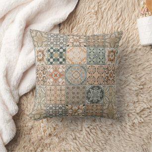 Coussin Carrelage en zellige andalou marocain Jeter l'orei