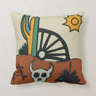 Coussin Carrelage mexicain Ouest Désert