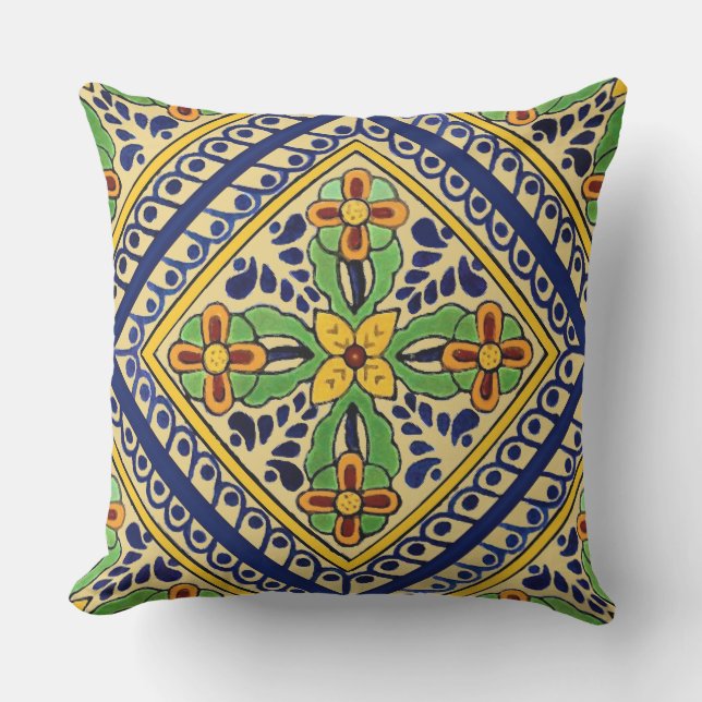Coussin Carrelage Talavera (Recto)