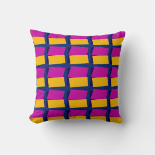 Coussin Carrés de surfaces composées Abstraits