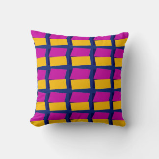 Coussin Carrés de surfaces composées Abstraits