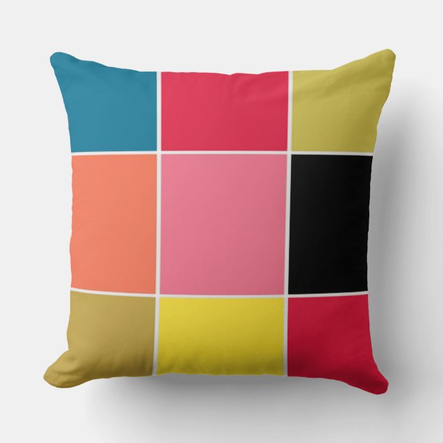 Coussin Carrés Rainbow Waterfall (Recto)