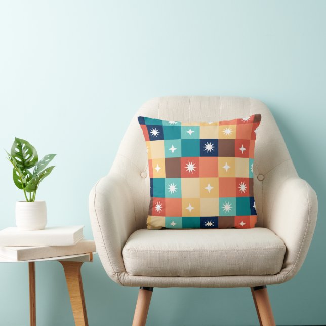 Coussin Carrés Rétro (Chaise)