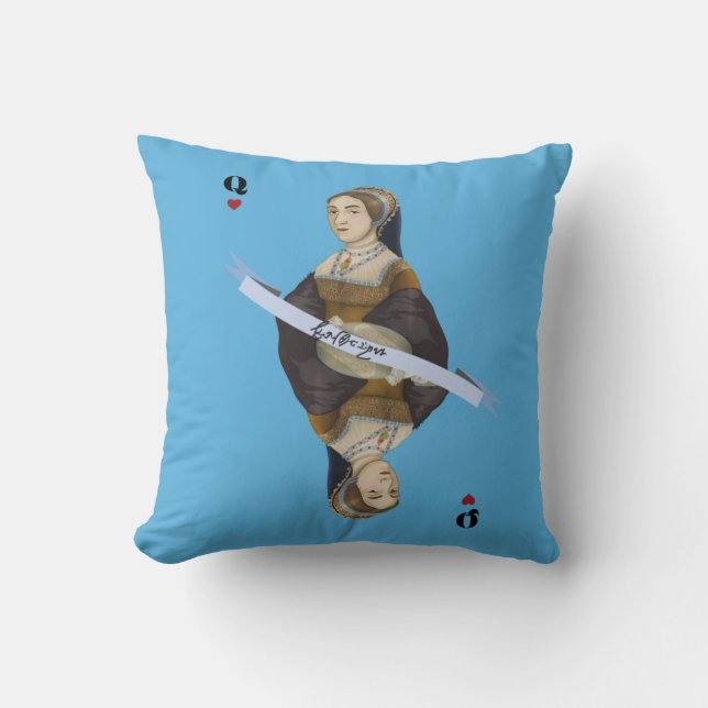 Coussin Carte Catherine Howard (Recto)