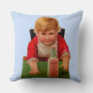 Coussin Carte commerciale victorienne : Scott's Emulsion C