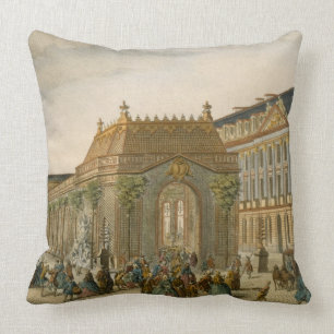 Coussin Carte d'Arras, de "Civitates Orbis Terrarum" par G