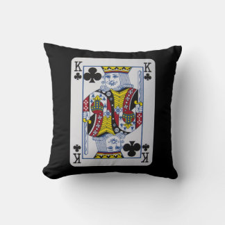 Coussin Carte de jeu King Clovers (Clubs)