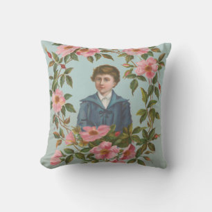 Coussin Carte de la Saint-Valentin allemande antique kitsc