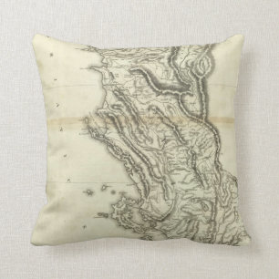 Coussin Carte de l'Albanie