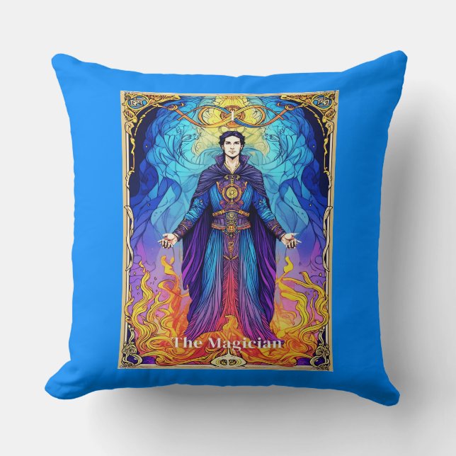 Coussin Carte de tarot Le Magicien (Recto)